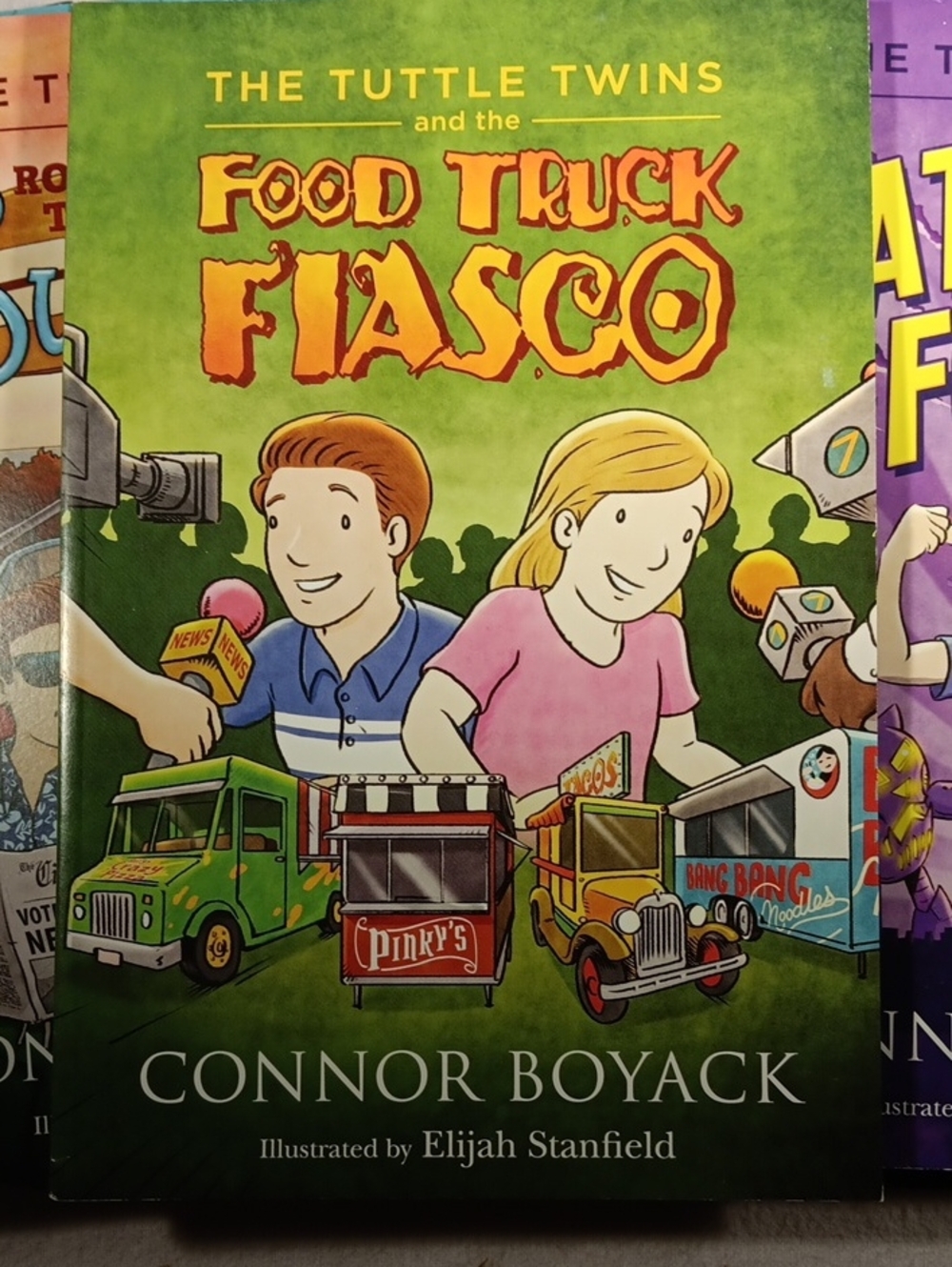 Connor Boyack - The Tuttle Twins and the Food Truck Fiasco (Green Cover)